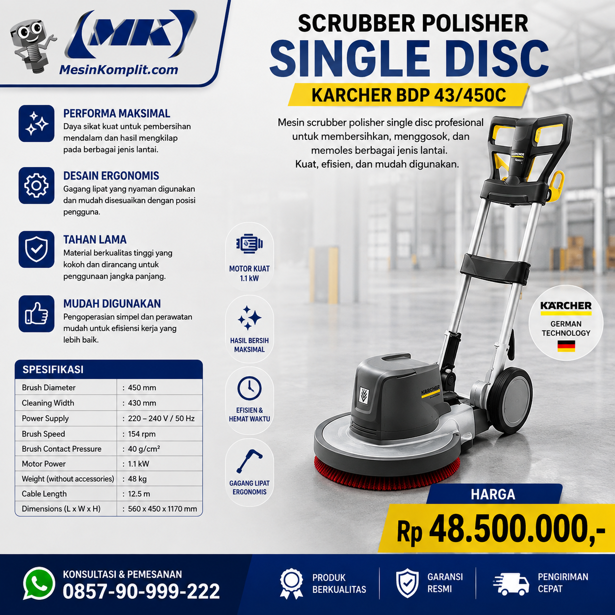 Scrubber Polisher Dryer K...